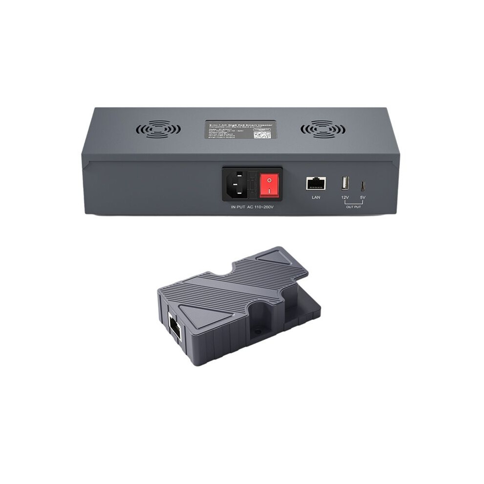 For Starlink Gen2 5-In-1 Poe Injector 180W Gigabit Ethernet Surge Passive Esd Protection Type C To Rj45 Adapter Eu Plug 6032656568041