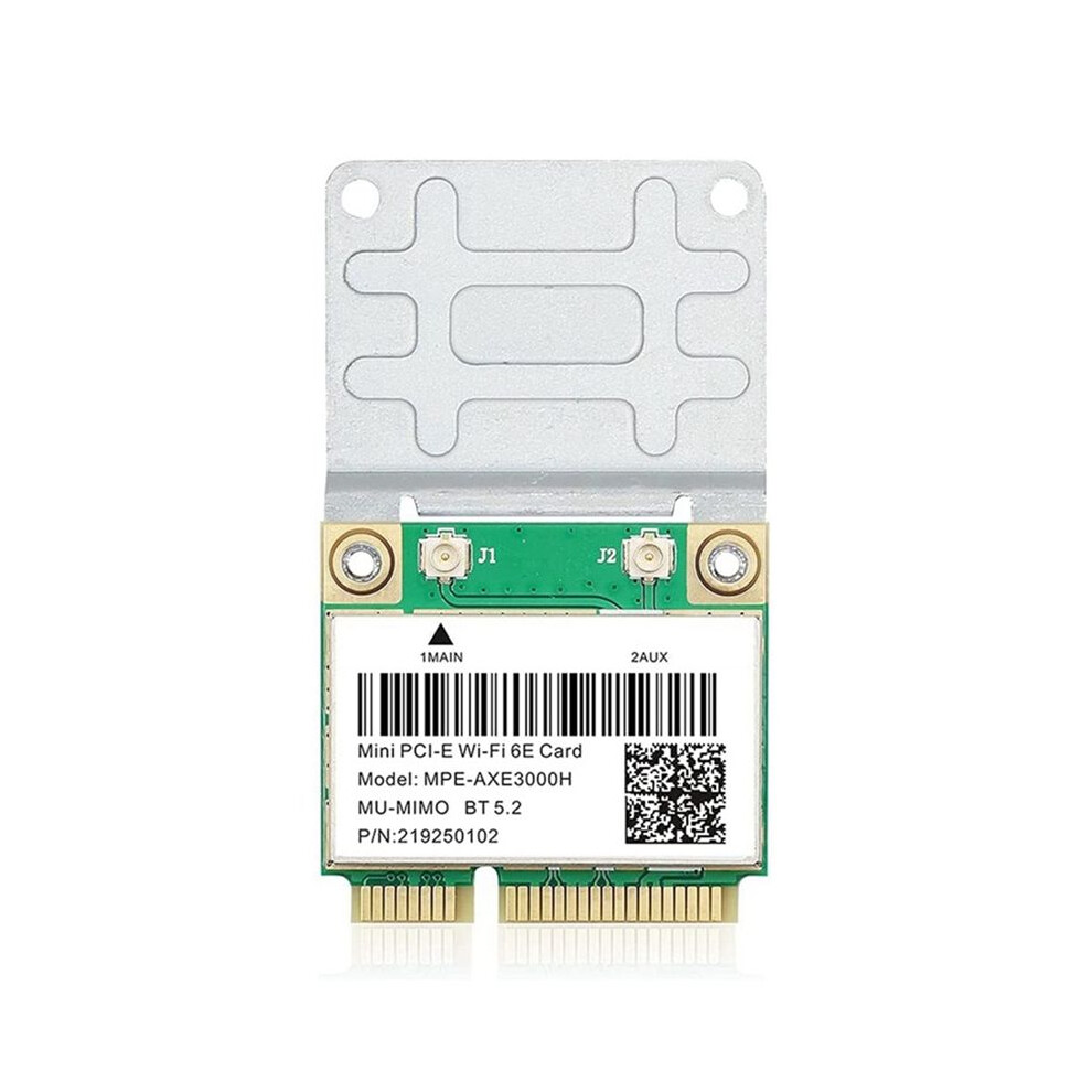 Tri Band 5374Mbps Wifi 6E Mpe-Axe3000h Ax210 Wireless Card Bt 5.2 For Pcie Wi-Fi Adapter Win10 For Desktop/Laptop 6031235438119