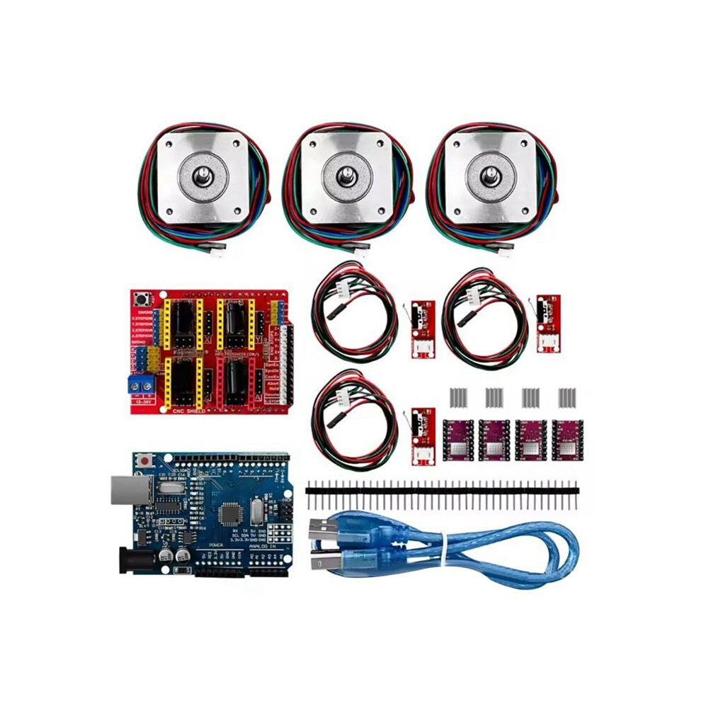 Stepper Motor Driver Kit A4988/Drv8825 Expansion Board, Nema17 Compatible Ideal For 3D Printers & Robotics 4713062622603