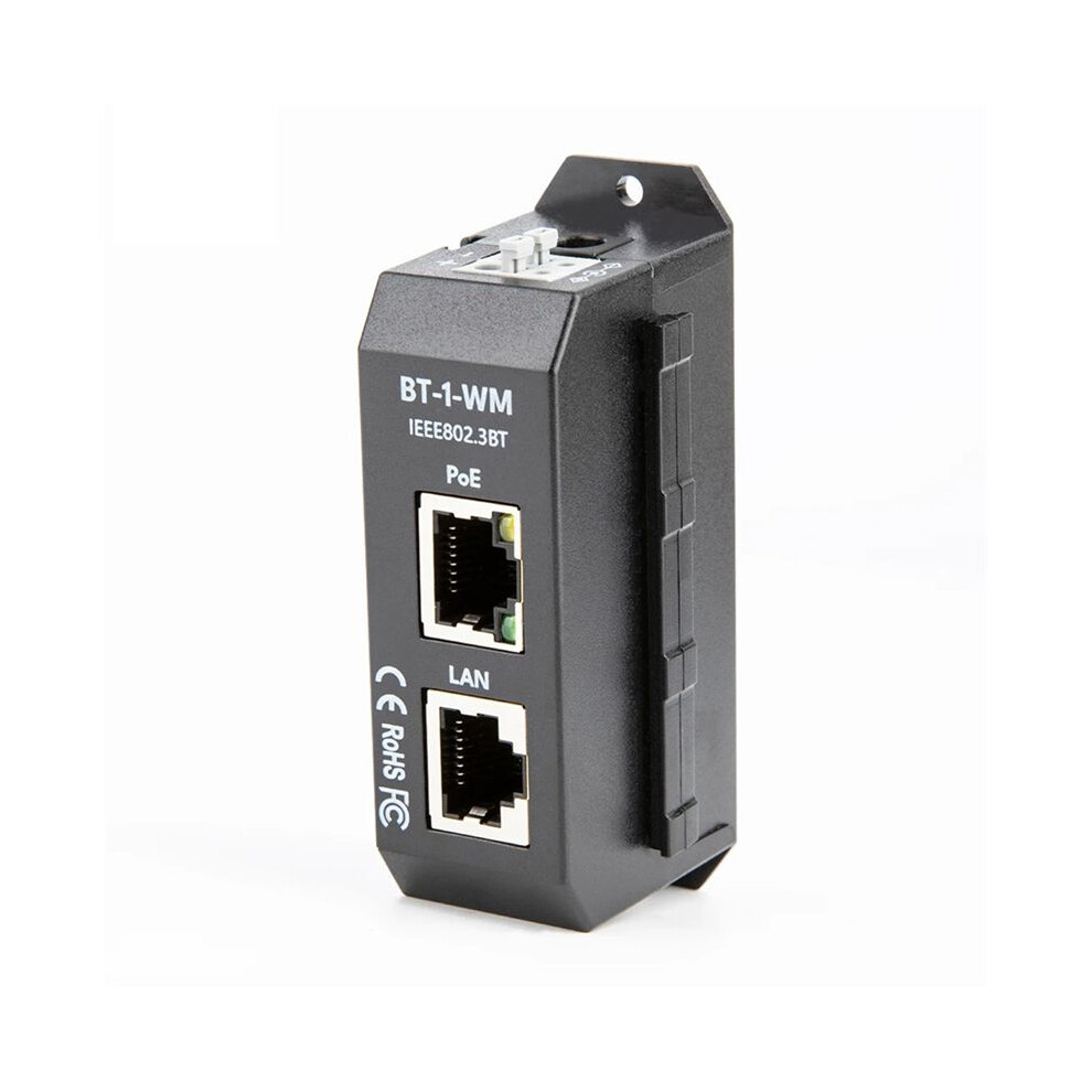 New Din Rail Single Port 2.5 Gigabit Poe Injector 802.3Af/At/Bt To 90W Output Poe++ For Ptz Ip Cameras High-End Ap 4713617492385