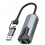 New 2.5G Wired Network Card USB 3.0 TYPE C RTL81527 Adapter 2500 Mbps High Speed for  Pro Computer Tablet 1