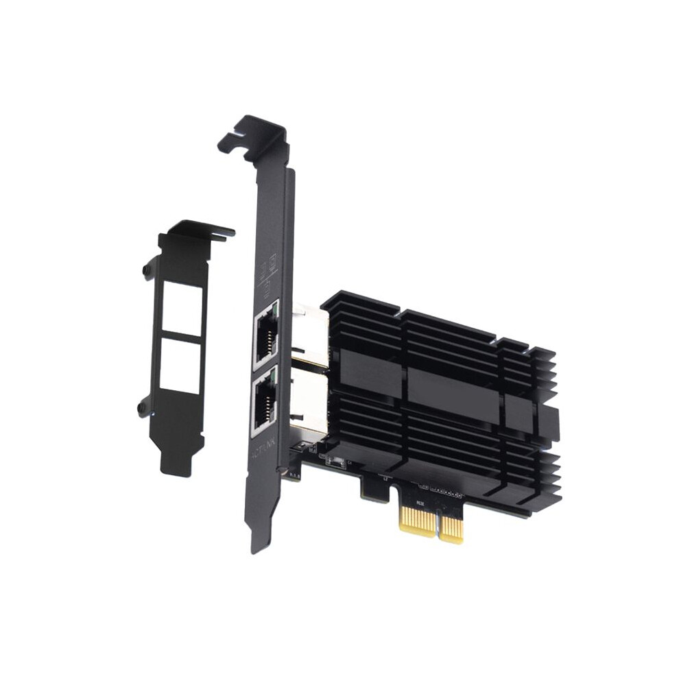 2.5G Pcie To Rj45 Network Card I226 Chipset Gigabit Ethernet Dual 100/1000/2500Mbps Network Adapter For Pc 4713137910604