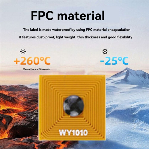 20pcs RFID NFC Tags, 13.56MHz ISO14443A Flexible Electronic Labels for Secure Transactions and Identification 1