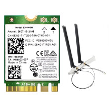 Carte Wi-Fi 8260 8260NGW + Antenne Externe Double Bande 2,4 GHz/5 GHz 867M BT4.2 AC8260 NGFF M.2 Module de Carte Sans Fil Wi-Fi