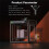 -5 Max Ceramic Heating Block Kit High Thermal Conductivity High Flow Printing 300C High Temperature Resistance 9