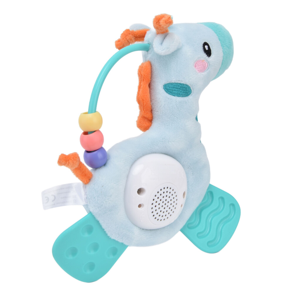 Baby Plush Horse Teether Toy 19X16.5cm With Sound Green/Light