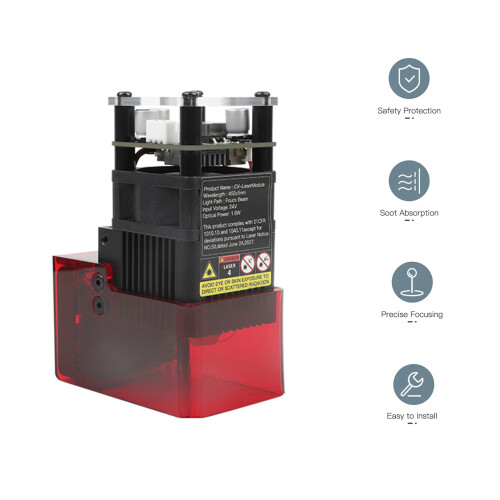 CV-Laser Module 24V 1.6W for Ender-3 S1/Pro Plus CNC Laser Engraving 2