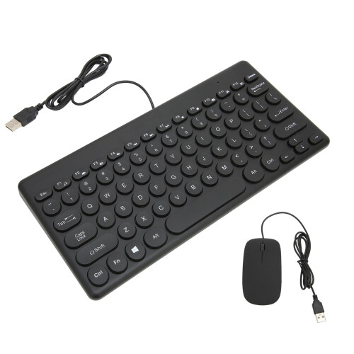 Efficient Keyboard Mouse Set, Wireless Keyboard and Mouse with Responsive Keys for Seamless Typing and Precision Clicking, Ergonomic Design for 1
