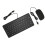 Efficient Keyboard Mouse Set, Wireless Keyboard and Mouse with Responsive Keys for Seamless Typing and Precision Clicking, Ergonomic Design for 7