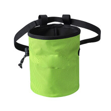 Versatile Climbing Accessory: Portable Bouldering Chalk Bucket With Reinforced Bottom Stitching, Heavy Duty For Outdoor Activities Like Rock Climbing,