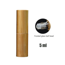 Diy Bamboo Lipstick Tube, Empty Lipstick Tubes With Clear Container, Perfect For Crafting, Painting Needs, And Essential Oils, Portable Size For Trave