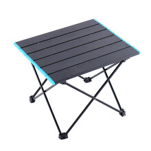 Miniature Size Ultralight Camping Table, Sturdy Aerospace Grade Aluminum Alloy Frame, Portable and Lightweight with Easy Assembly, Perfect for