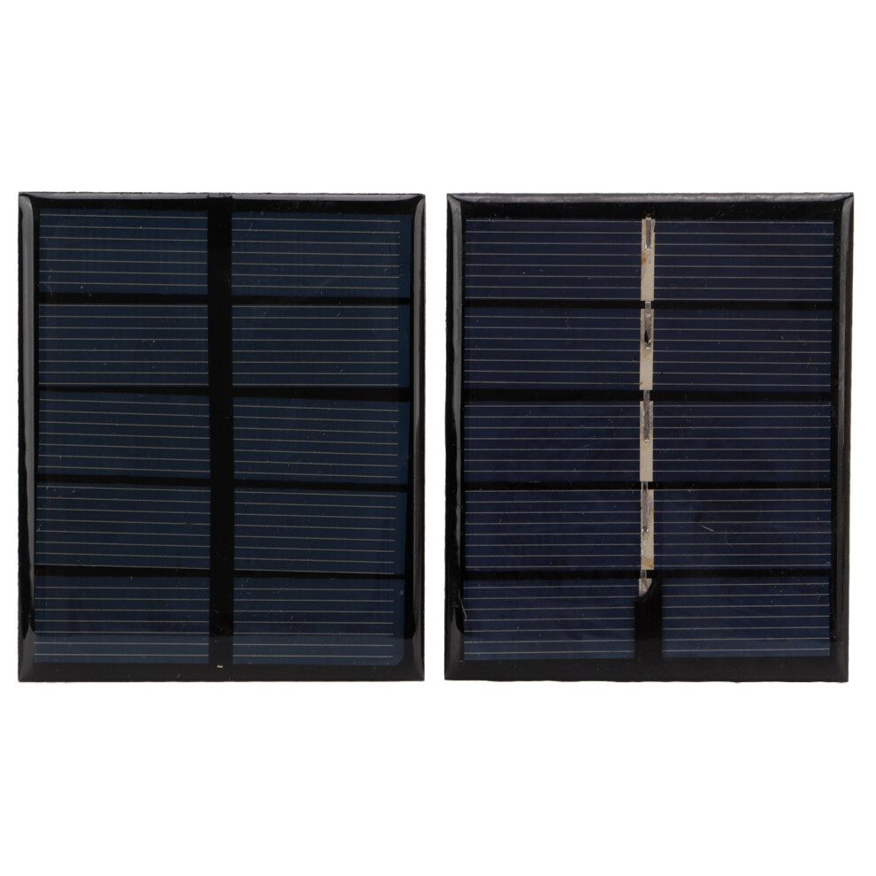 Portable Polysilicon Solar Panel Module, High Conversion Rate 0.5W Efficient Solar Charging Circuit For Smart Model Diy Projects 9340258802195