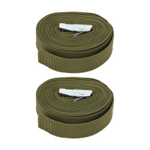 Green Zinc Alloy Luggage Strap 3m/9.8ft Thick Webbing Tie Down