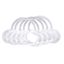 Easy to Keep the Mouth Open Retractor, Disposable Dental Mouth Opener with C-Shape Design, Transparent for Clear View, Hands Available for Oral