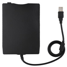 Zewnętrzna stacja dyskietek USB 3,5 cala 1,44 MB FDD, trwała obudowa z twardego plastiku, przenośna konstrukcja do komputerów PC i laptopów,