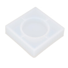 Matrițe de rășină pentru DIY Art Craft bijuterii depozitare placă silicon Coaster matrițe turnare matriță material silicon flexibil ușor de