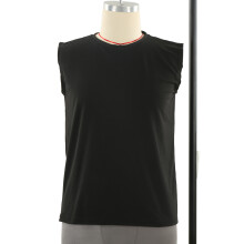 Herren Schwarzes Ärmelloses Trainings-Tank-Top M – Muskel- & Fitness-Bekleidung