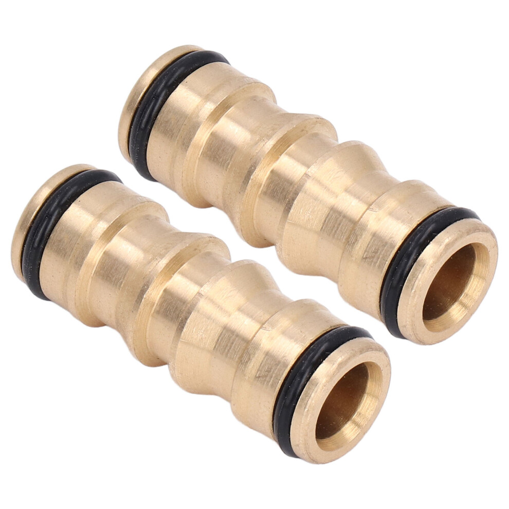 2Pcs 1/2In Brass Quick Connect Male Hose Fitting Set For Car Washing 6921376163363