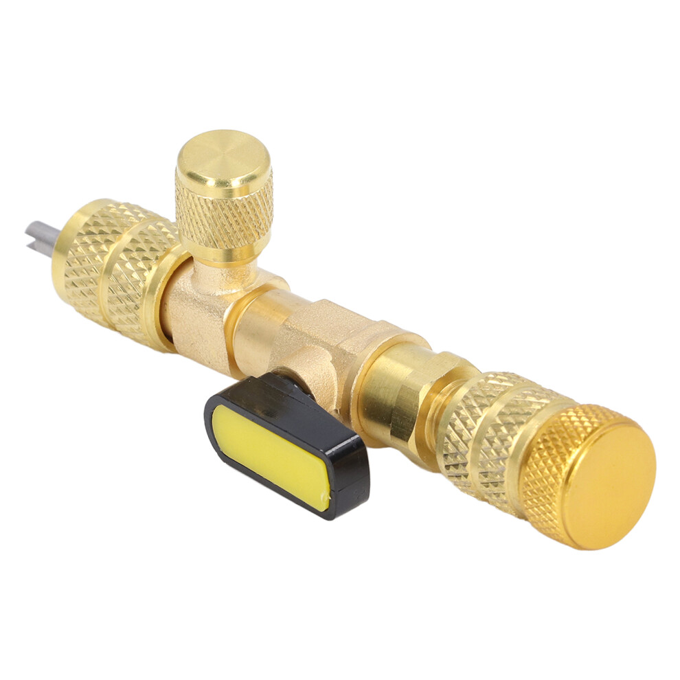Portable 1/4In 5/16In Brass Valve Core Remover Tool For Refrigeration 9411376163618