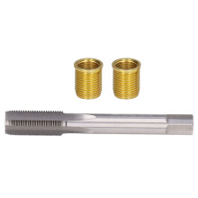 Professional Spark Plug Thread Kit: M12 Inserts M14 Tap for 14mm Holes