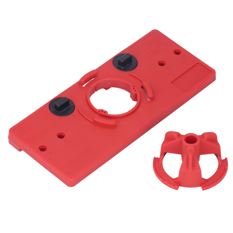 35Mm Hinge Hole Saw Jig Set, Abs Locator, Woodworking Cutter, Red 6951376165357