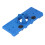 Blue ABS Hinge Hole Saw Jig for Bench Drill, 35mm Diameter 14