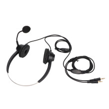 Speaker Volume Adjustable Headset with Hearing Protection, Designed for Clear Chat & All-Day Comfort at Work (Flexible Headband)