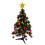 DIY Christmas Tree Decorations, Foldable Branches on Pre-lit Artificial Christmas Tree with LED Lights, Tabletop Mini Christmas Trees Featuring 1