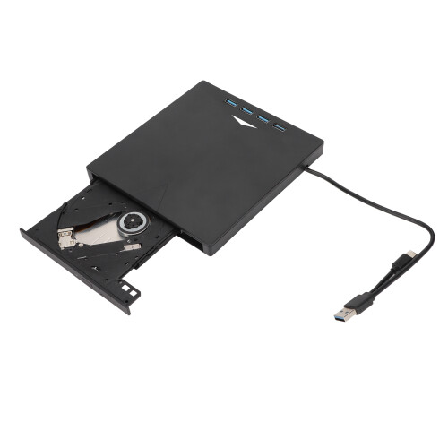 Φορητή συσκευή εγγραφής CD DVD USB3.0 Εξωτερική οπτική μονάδα με λεπτό σχεδιασμό, plug and 2