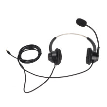 Noise Cancelling Headset With Microphone Ultra-Light Design Comfortable Binaural Office Call Center Telephone Headset For Computer PC USB Plug Hands F