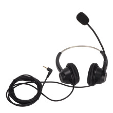 Flexible Business Headset, Durable Cable Ergonomic Design Volume Control for Clear Sound, Human Engineering Acoustic Protection for Noise Cancelling