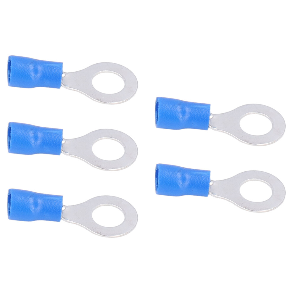 Ring Terminals 100Pcs Copper Pvc Insulated Crimp Connectors Awg 16-14 8751376171420