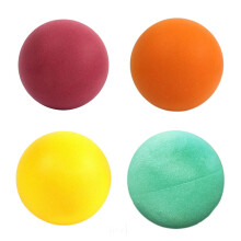 18CM Soft Bouncy Noise-Reducing Indoor Silent Ball - Orange, Green, Yellow, Red