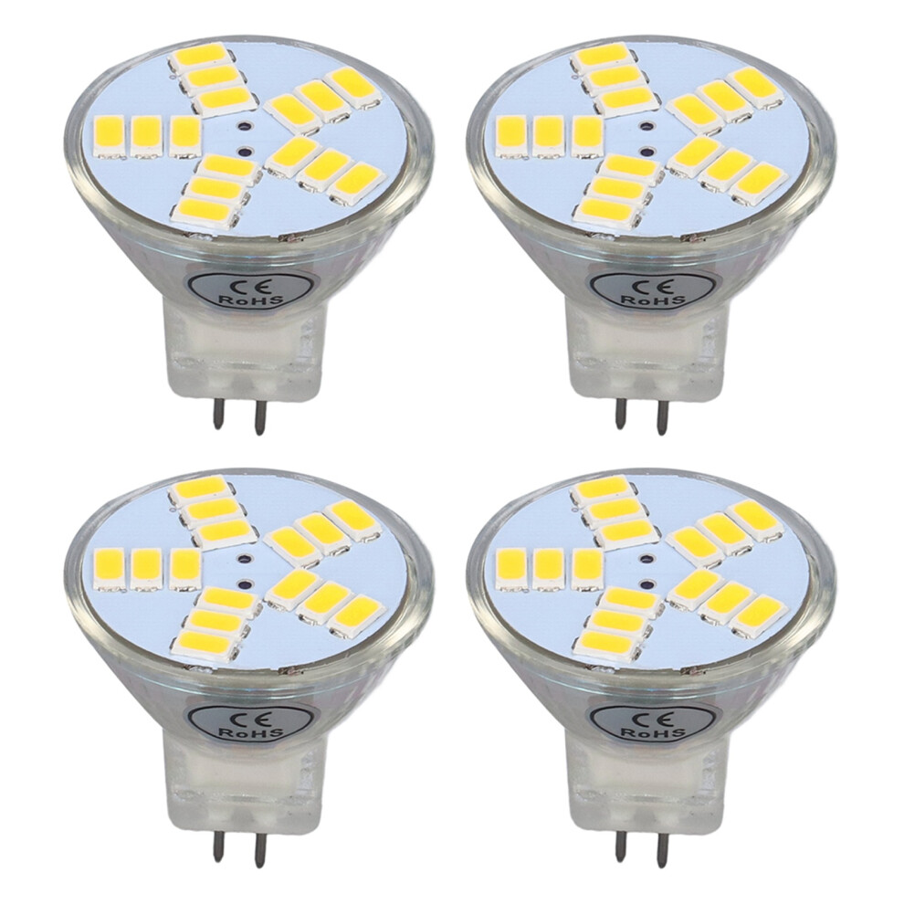 4Pcs MR11 LED Bulb 5W 500lm Warm White Double Pin Base Spotlight Landscape