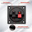 12PCS Speaker Box Terminal Cup, Spring Square Subwoofer Box Terminal Binding Post Connector for DIY Home Car Speaker 4