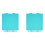 2X BIQU Panda Build Plate CryoGrip Pro Glacier Fine Textures Spring Steel Double Sided Textured for  A1 1