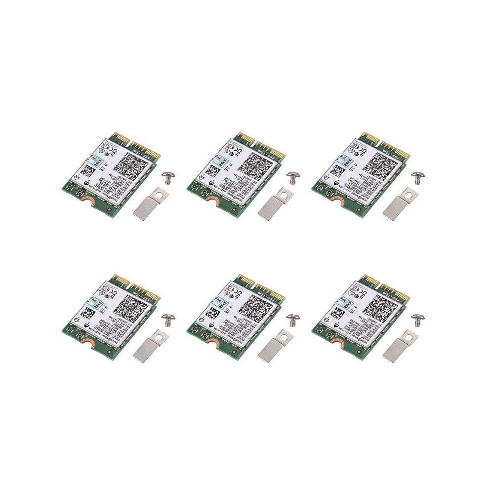6X For Wi-Fi 6 Ax201 5.0 Dual Band 2.4G/5G Wireless Ngff Button E Cnvi Wifi Card Ax201ngw 2.4Ghz / 5Ghz 6032656552187