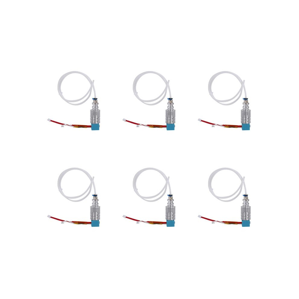 6X For Mega/Mega S Mega X Chinron 4Max Pro2.0 Vyper 3D Printer Extruder Hot End With 0.4Mm Nozzle(For Mega X) Silver 6032447312129