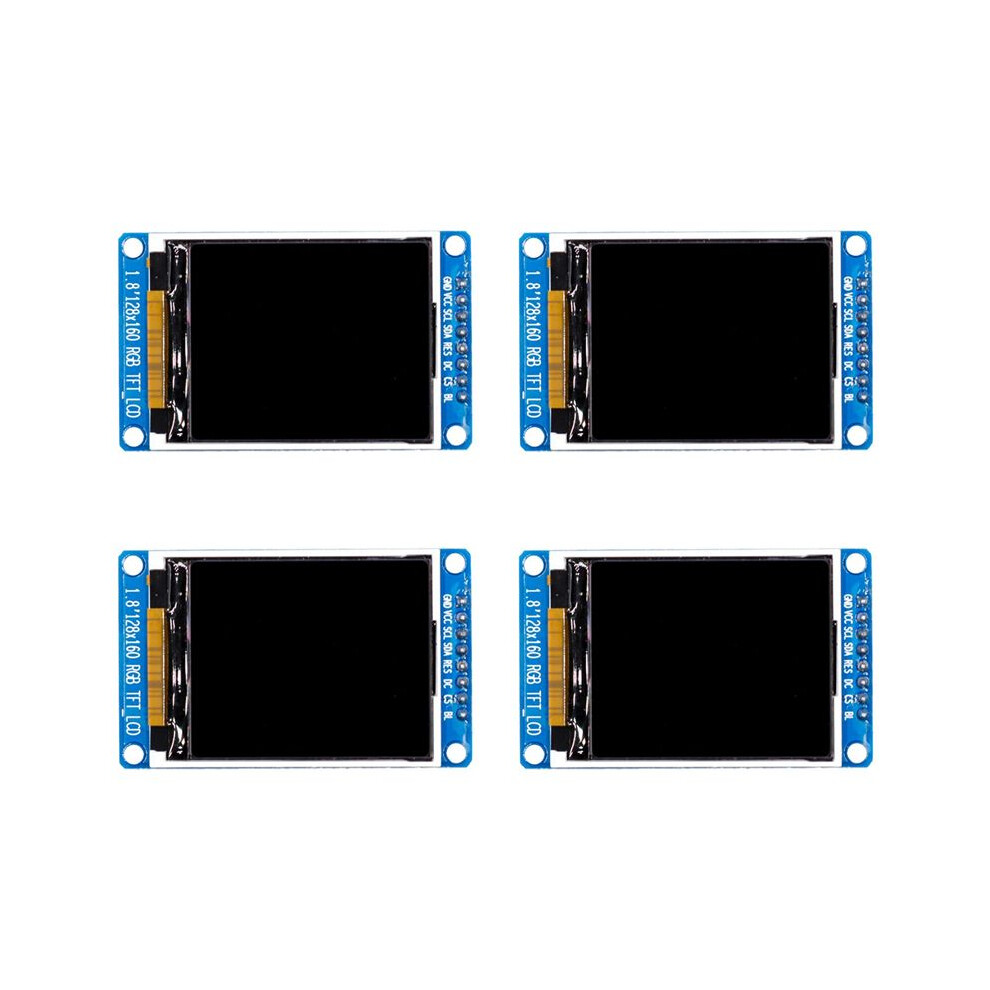 4Pcs 1.8 Inch Lcd Display Module Full Color 128X160 Rgb Spi Tft Lcd Display Module St7735s 3.3V 6033286095679