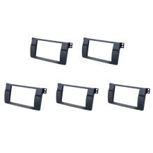 5X per  Serie 3 E46 1998-2005 Pannello di Modifica del Pannello Audio 2Din Pannello di Navigazione DVD Telaio Fasce per Auto Pannello Radio Stereo