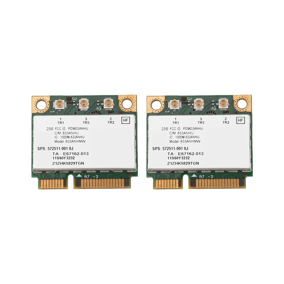 2X 6300Agn 633Anhmw Wireless Wifi Card Pcie Card 802.11A/G/N 2.4G+5.0 Ghz For T410 T420 T430 X220 6032656532073