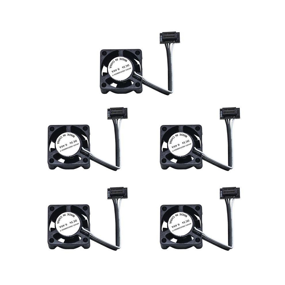 5X 3D Printer Hotend Cooling Fan Cooling Fan Pwm Temperature Control For P1s P1p 6034191384797