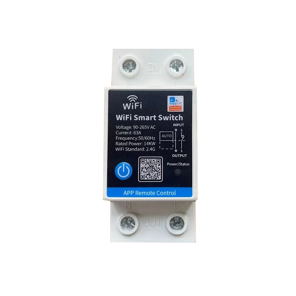63A Relay Ewelink App Remote Control Timer Din Rail 2P Works With For Alexa//Salute 6032468753512