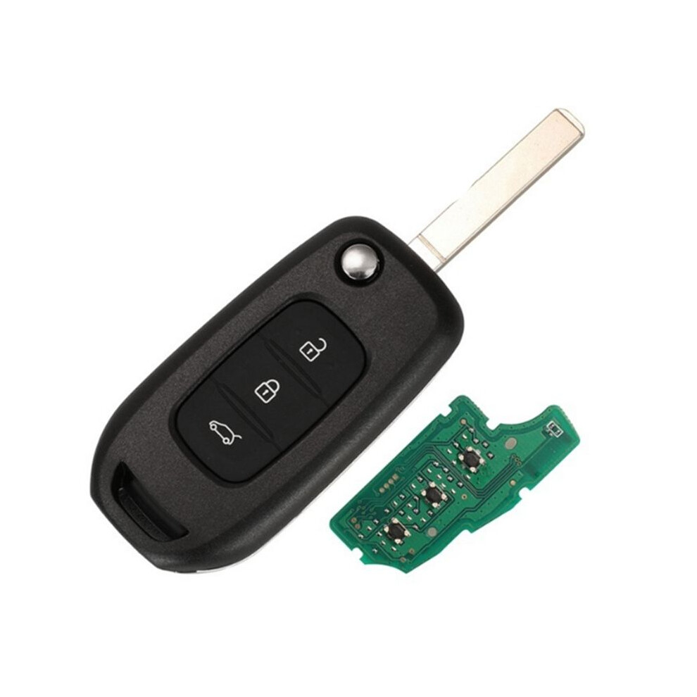 Car 3 Buttons Folding Remote Control Key Pcf7961m 4A Chip 433Mhz Key Va2 Key Blade For Megane 3 6033461092295