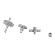 Set di ingranaggi in acciaio inossidabile per RC Crawler TRX4M 1/18 40.3:1 Nero
