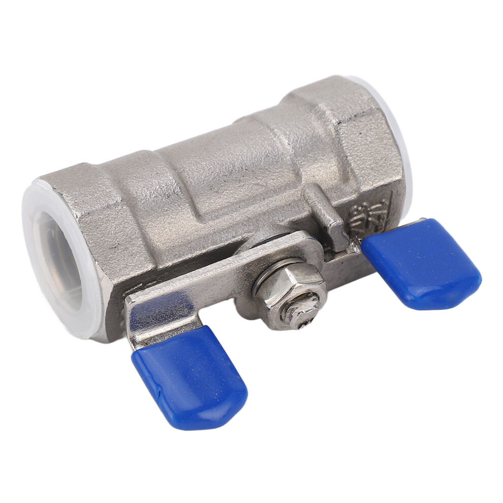 Dn15 1/2In Stainless Steel Ball Valve 304 Female Thread, Butterfly Handle 8421376183661