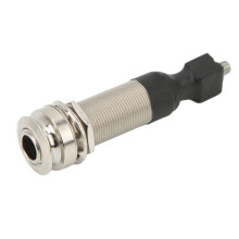 Entrada de 2,5 mm, Salida de 1/4 de pulgada, jack de extremo para guitarra - metal