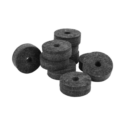 20pcs Gray Cymbal Felt Washers, 4cm Stand Replacement Pads 2