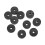 20pcs Gray Cymbal Felt Washers, 4cm Stand Replacement Pads 4
